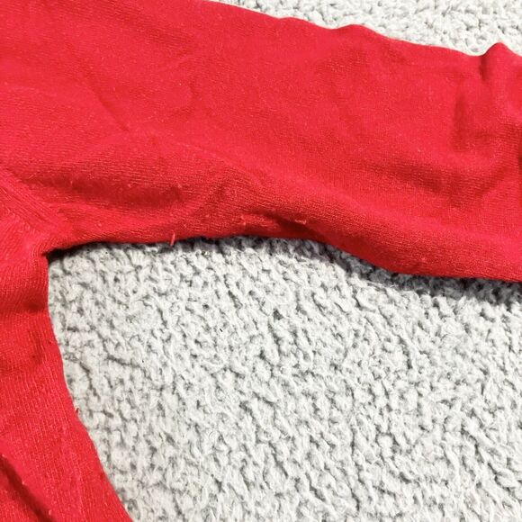 Mantovani Studio Sweater Mens Large Red 100% Italian Cashmere Made In Italy - Picture 3 of 6